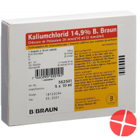 Kcl Braun 14.9% 5 Ampullen 10ml