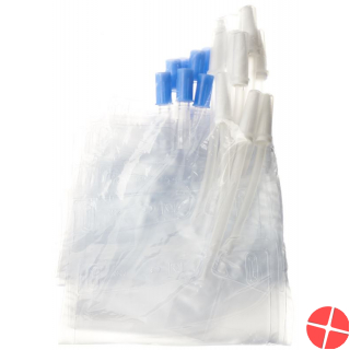 Sahag Urinbeutel 750ml 12cm mit Ablauf 10 Stück