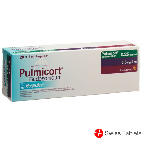 Pulmicort Inhal Loesung 0.25mg/ml 20 Respule 2ml buy online