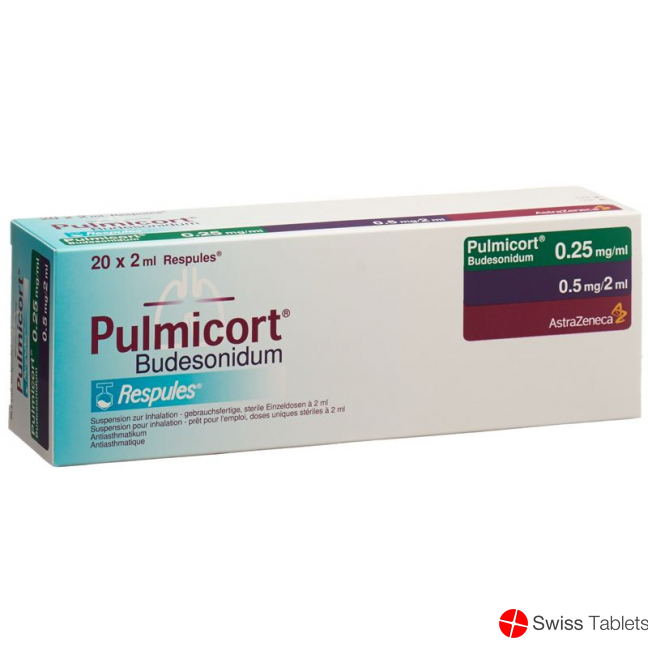 Pulmicort Inhal Loesung 0.25mg/ml 20 Respule 2ml buy online