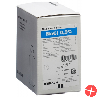 NaCl Braun 0.9% O Best 3 Miniflac 100ml
