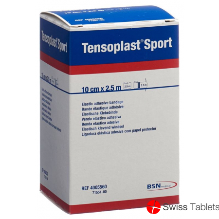 Tensoplast Sport elastische Klebebinde 10cm x 2.5m buy online