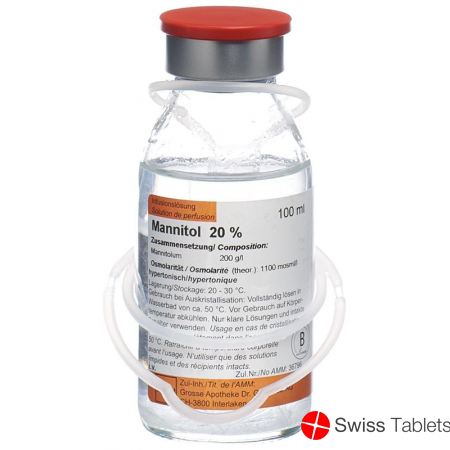 Mannitol Bichsel Infusionslösung 20% O Best 100ml buy online