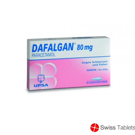 Dafalgan 80mg 10 Zäpfchen buy online