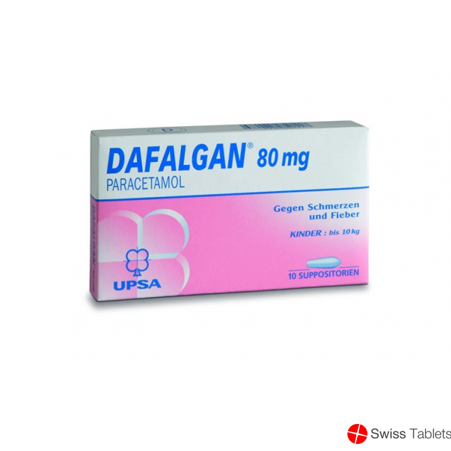 Dafalgan 80mg 10 Zäpfchen buy online