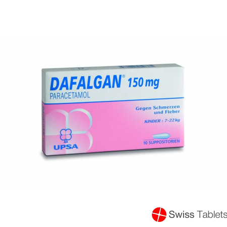 Dafalgan 150mg 10 Zäpfchen buy online