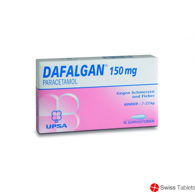 Dafalgan 150mg 10 Zäpfchen buy online