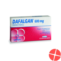 Dafalgan 600mg 10 Zäpfchen
