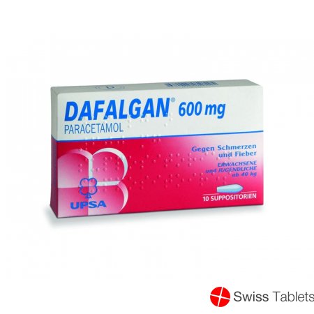 Dafalgan 600mg 10 Zäpfchen buy online