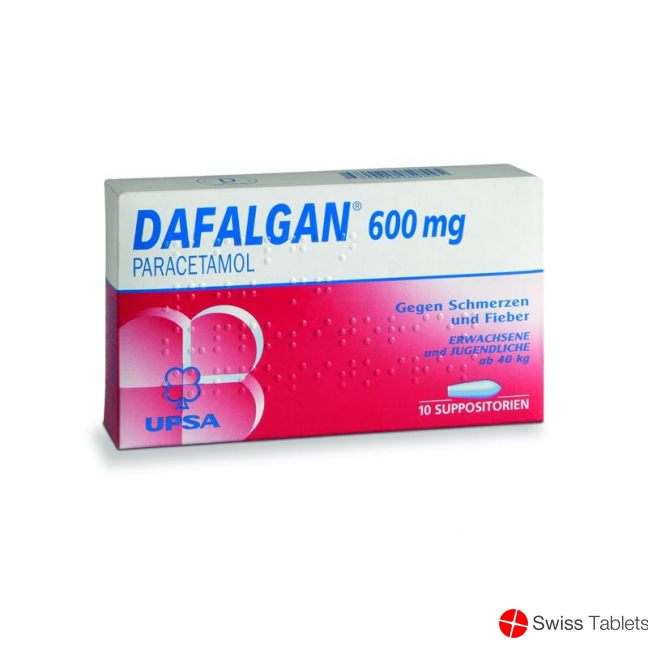 Dafalgan 600mg 10 Zäpfchen buy online