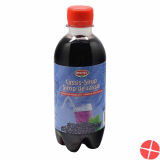 Morga Cassis Sirup mit Fruchtzucker 3.3dl