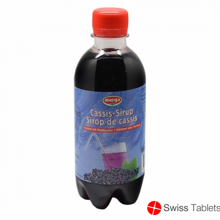 Morga Cassis Sirup mit Fruchtzucker 3.3dl buy online
