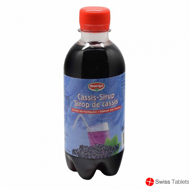 Morga Cassis Sirup mit Fruchtzucker 3.3dl buy online