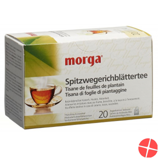 Morga Spitzwegerich Tee Beutel 20 Stück