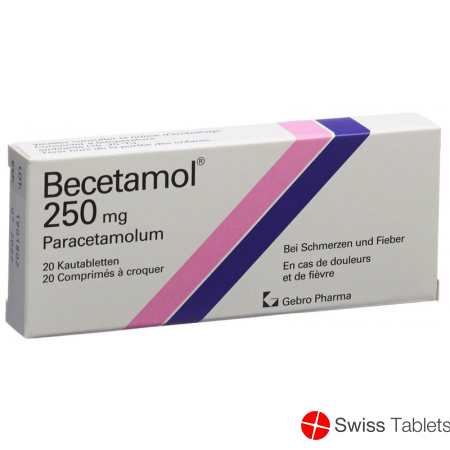 Becetamol Kautabletten 250mg 20 Stück buy online