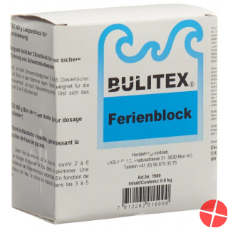 Bulitex Ferienblock 600g