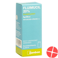 Fluimucil 20% Infusionslösung 5g/25ml Durchstechflasche 25ml