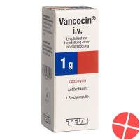 Vancocin 1 g 1 vial powder for injection
