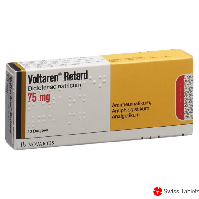 Voltaren 75mg 20 Retard-Dragées buy online