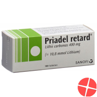 Priadel Retard Tabletten 400mg Retard 100 Stück