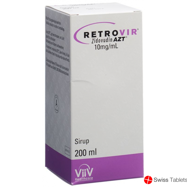 Retrovir Azt Sirup 10mg/ml 200ml buy online