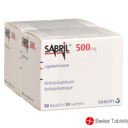 Sabril Pulver 500mg Beutel 100 Stück buy online