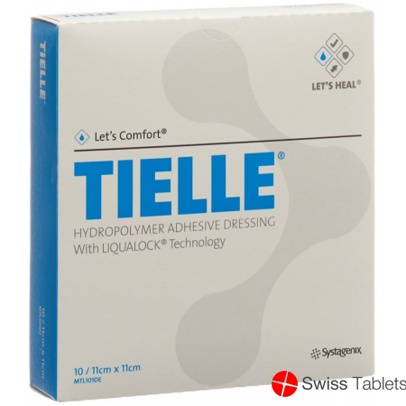 Let's Comfort Tielle Classic Hydropolymer-Schaumverband 11x11cm 10 Beutel buy online