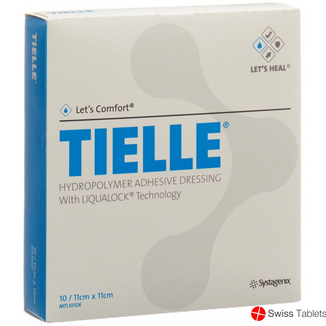 Let's Comfort Tielle Classic Hydropolymer-Schaumverband 11x11cm 10 Beutel buy online
