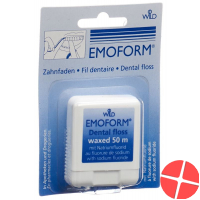 Emoform waxed dental floss 50 m