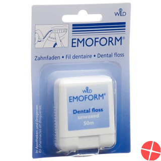 Emoform tooth thread Unwaxed 50m