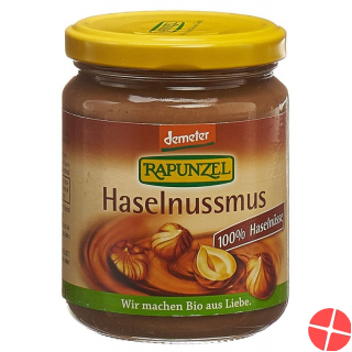 Rapunzel Haselnussmus Glas 250g