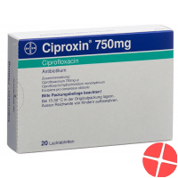 Ciproxin Lacktabletten 750mg 20 Stück
