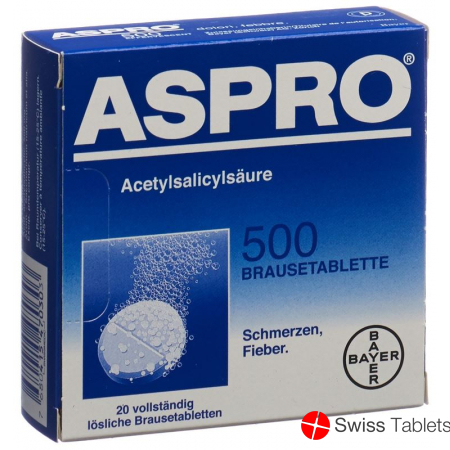 Aspro 500mg 20 Brausetabletten buy online