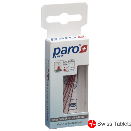 Paro Isola Long 3mm x-fein Rot zylindrisch 10 Stück buy online
