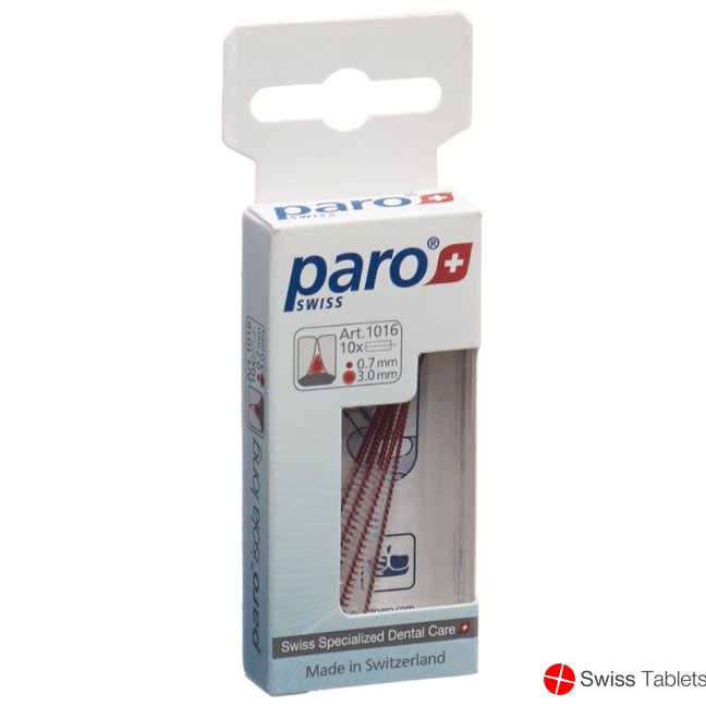 Paro Isola Long 3mm x-fein Rot zylindrisch 10 Stück buy online