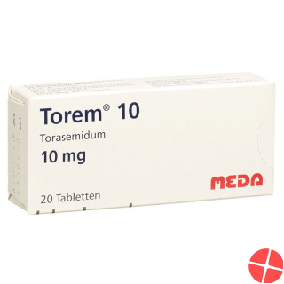 Torem 10 Tabletten 10mg 20 Stück