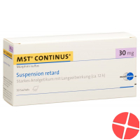 Mst Continus Suspension 30mg Beutel 30 Stück Mst Continus Suspension 30mg Beutel 30 Stück