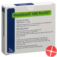 Insulin Insulatard Hm Penfill Patrone 5x 3ml