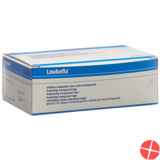 Leukofix Heftpflaster 9.2mx2.5cm Transparent 12 Stück