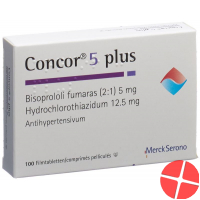 Concor 5 Plus Lacktabletten 5/12.5mg 100 Stück