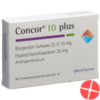 Concor 10 Plus Lacktabletten 10/25mg 30 Stück