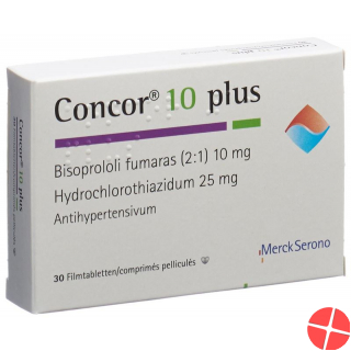 Concor 10 Plus Lacktabletten 10/25mg 30 Stück