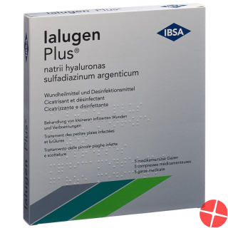 Ialugen Plus Medizinalgaze 10x10cm 5 Stück