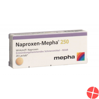 Naproxen Mepha Lactabs 250mg 20 Stück