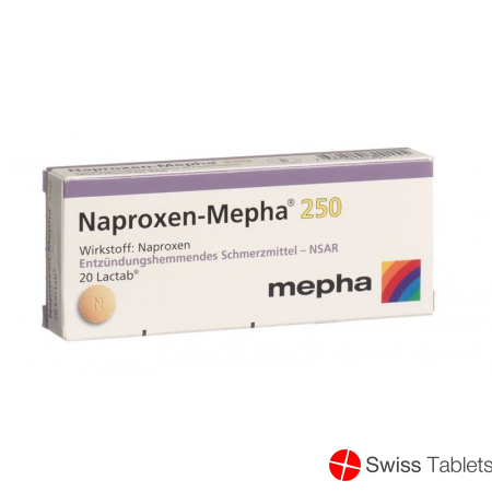 Naproxen Mepha Lactabs 250mg 20 Stück buy online