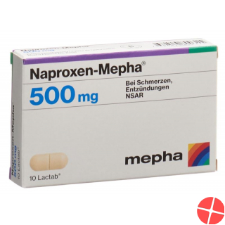 Naproxen Mepha 500 Lacktab 500mg 10 Stück