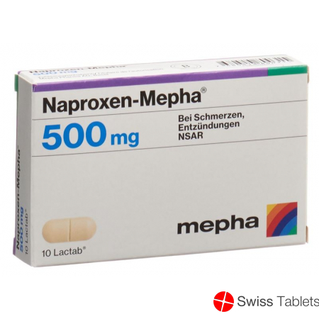 Naproxen Mepha 500 Lacktab 500mg 10 Stück buy online