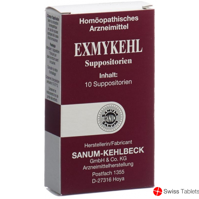 Exmykehl Zäpfchen 10 Stück buy online