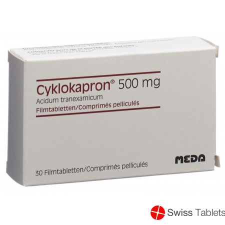 Cyklokapron Tabletten 500mg 30 Stück buy online