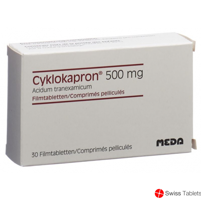 Cyklokapron Tabletten 500mg 30 Stück buy online